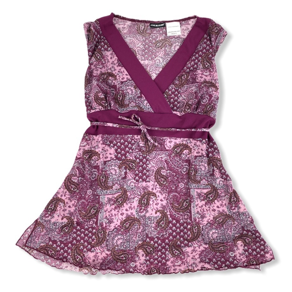 Purple Pattern Blouse